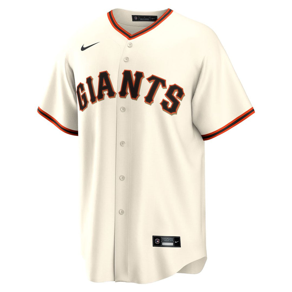 San Francisco Giants Rafael Devers Nike White Home Replica Player Jersey product image 2, provided for visual reference and
