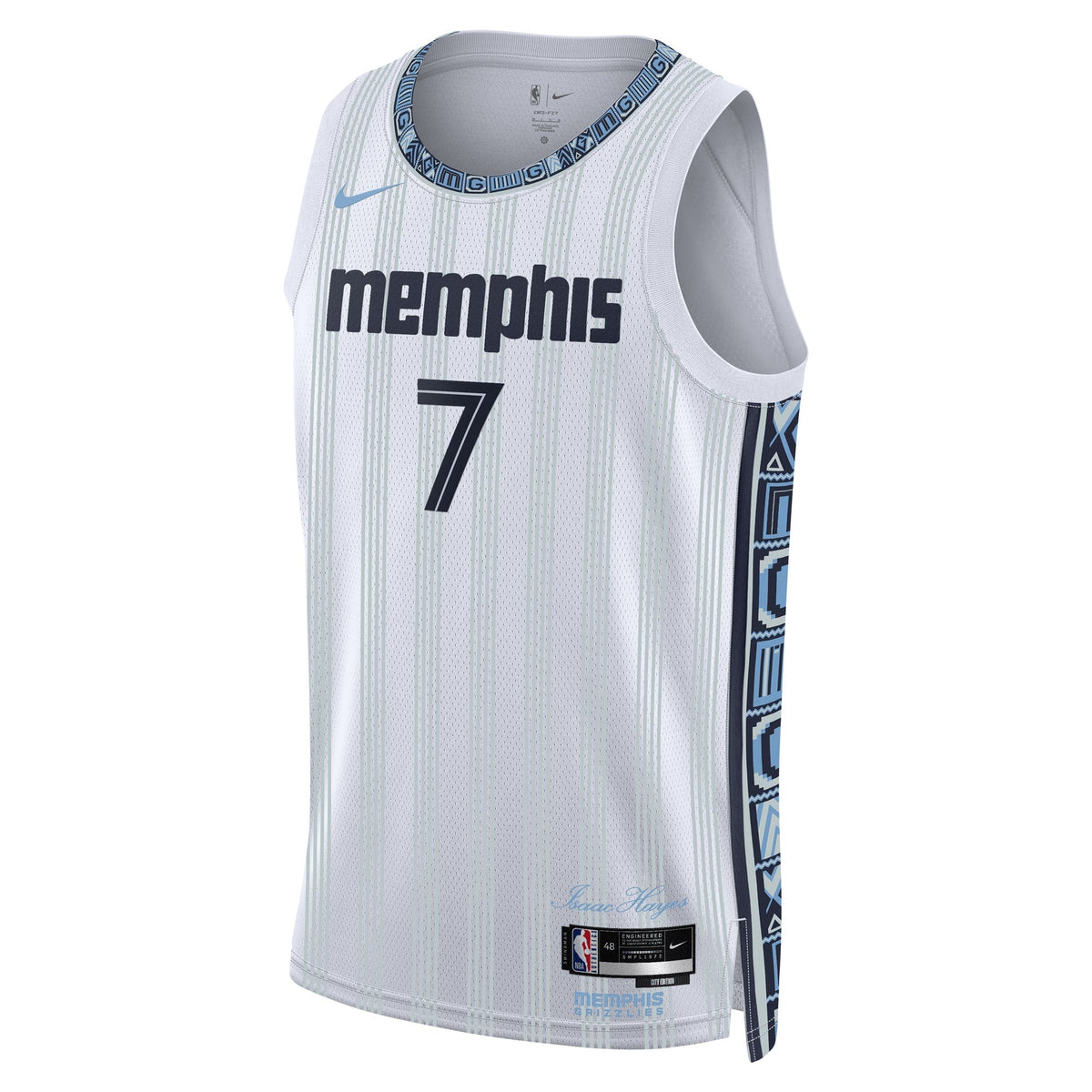 Memphis Grizzlies Nike 2025/26 City Edition Swingman Jersey - Gray - Santi Aldama - Unisex product image 3, provided for