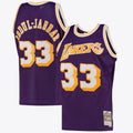 Los Angeles Lakers Kareem Abdul-Jabbar Alternate Swingman Jersey By Mitchell & Ness - Purple product image 1, provided for