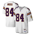 Minnesota Vikings Randy Moss Mitchell & Ness White Legacy Replica Jersey product image 1, provided for visual reference and