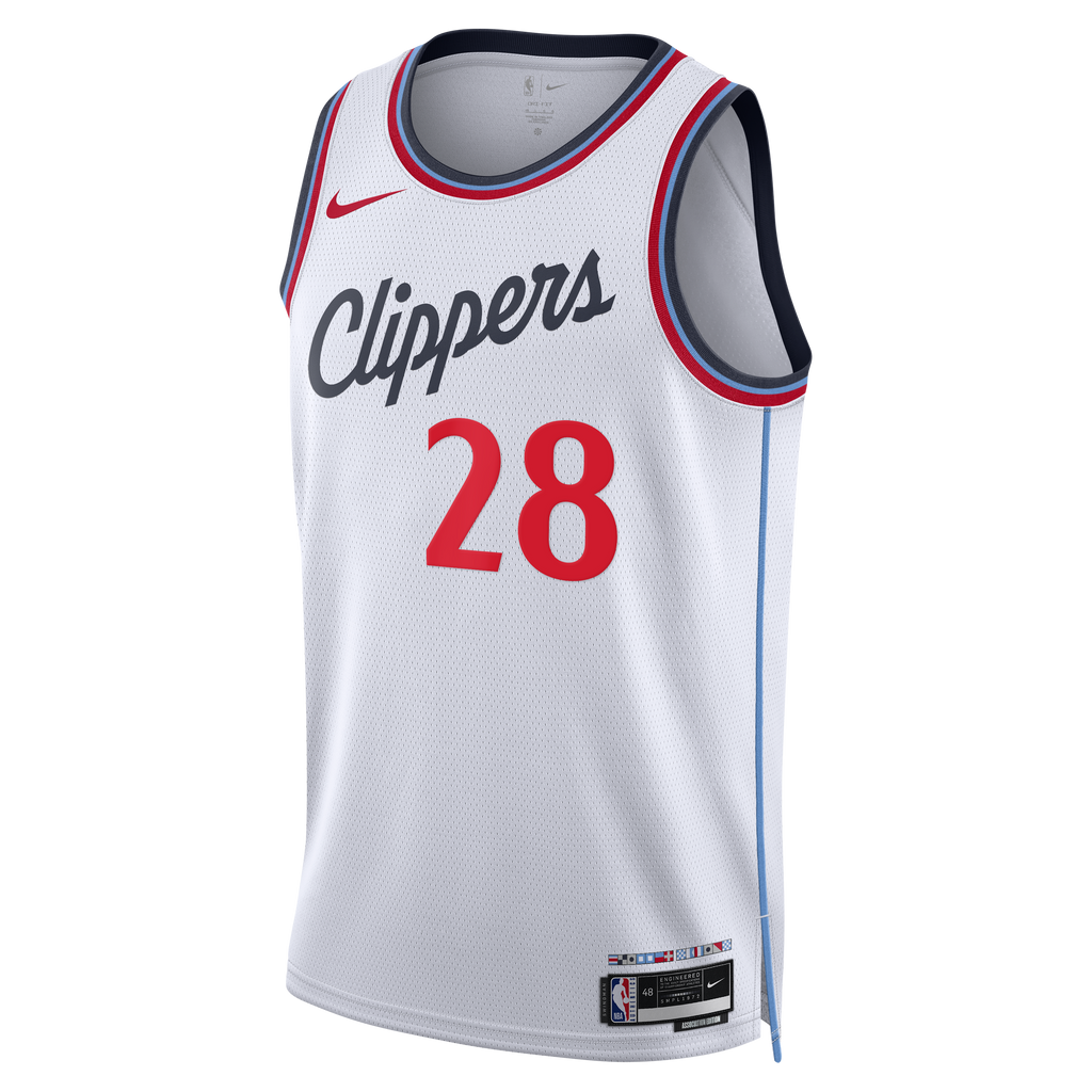 Los Angeles Clippers Nike Replica Association Edition Swingman Jersey - White - Rui Hachimura - Unisex product image 3,