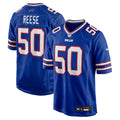 Buffalo Bills Otis Reese Nike Royal Team Game Jersey product image 1, provided for visual reference and product detail review
