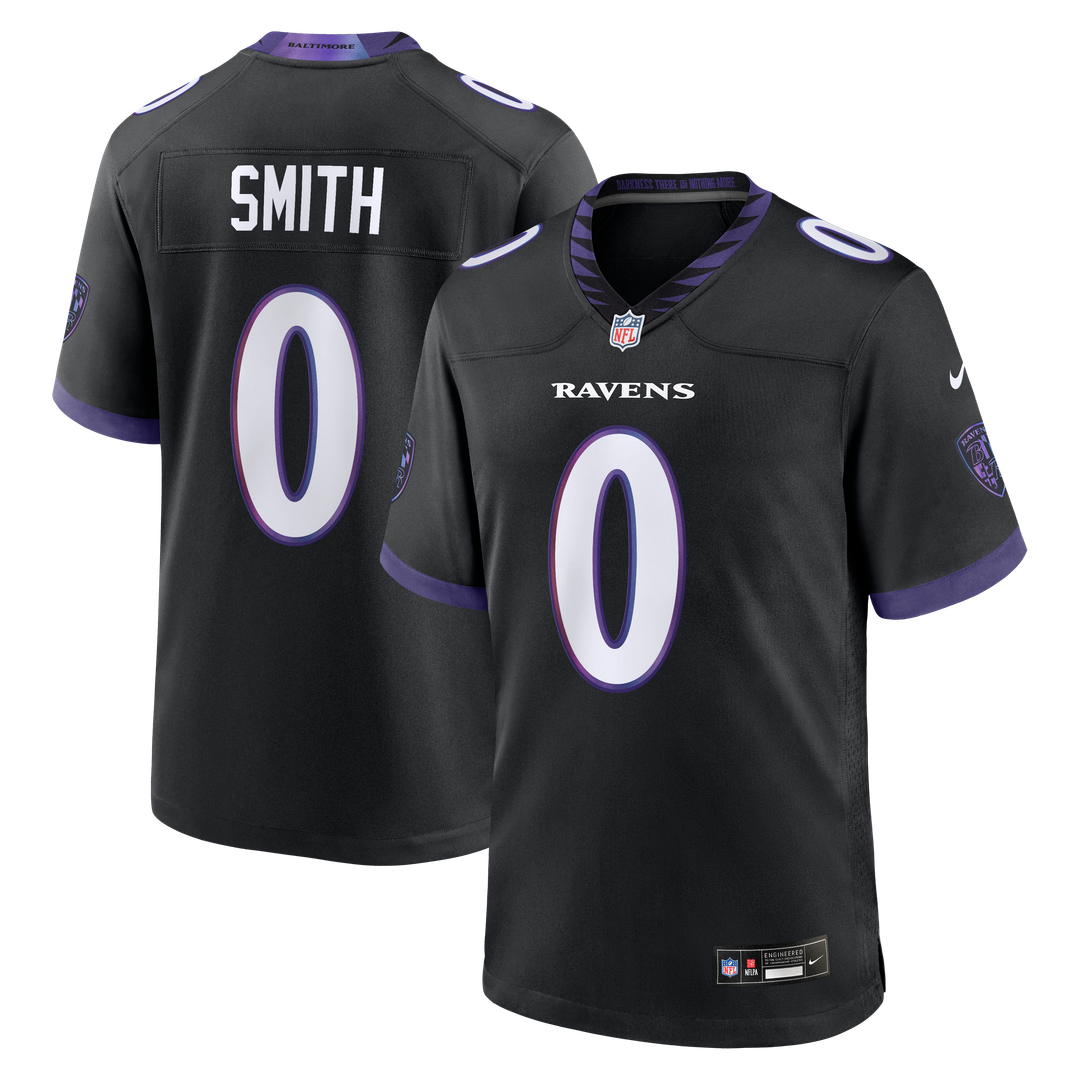 Baltimore Ravens Roquan Smith Nike Purple Alternate Game Jersey product image 7, provided for visual reference and product