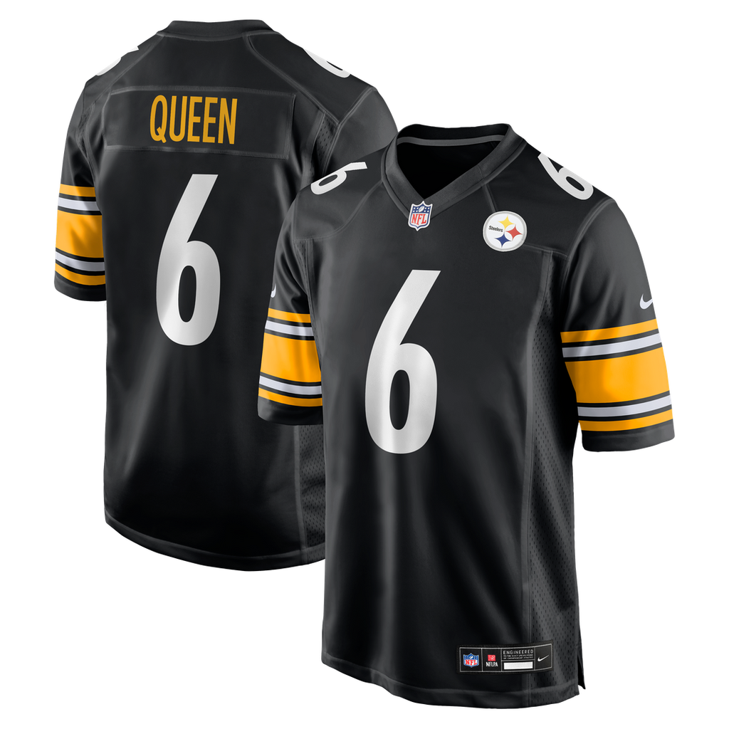 Pittsburgh Steelers Patrick Queen Nike Gold Alternate 1933 Throwback Game Jersey product image 7, provided for visual