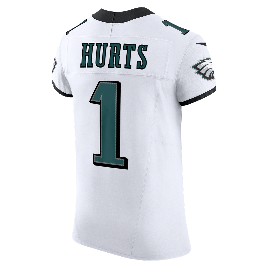 Philadelphia Eagles Jalen Hurts Nike White Vapor F.U.S.E. Elite Jersey product image 3, provided for visual reference and