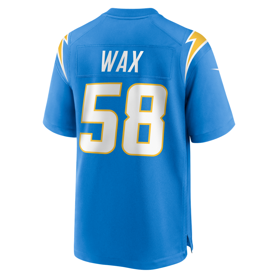 Los Angeles Chargers Marlowe Wax Nike Powder Blue Team Game Jersey product image 3, provided for visual reference and