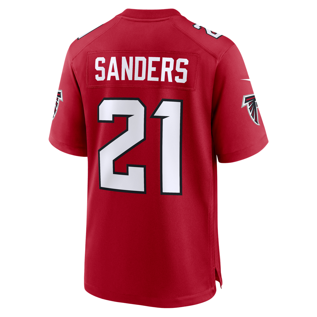 Atlanta Falcons Deion Sanders Nike Red Retired Player Game Jersey product image 6, provided for visual reference and product
