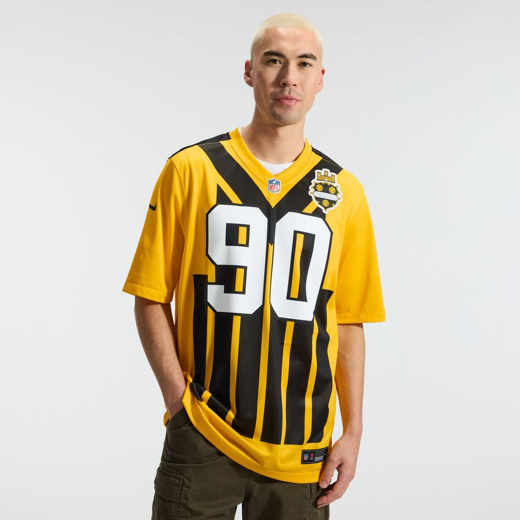 Pittsburgh Steelers T.J. Watt Nike Black Game Jersey product image 18, provided for visual reference and product detail
