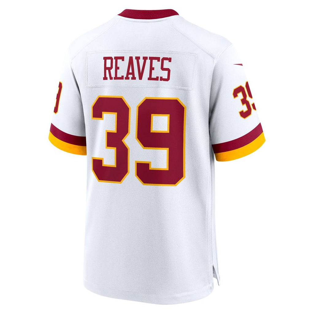 Washington Commanders Jeremy Reaves Nike White Game Super Bowl Era Jersey product image 10, provided for visual reference
