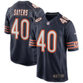 Chicago Bears Gale Sayers Nike Navy Game Retired Player Jersey product image 1, provided for visual reference and product