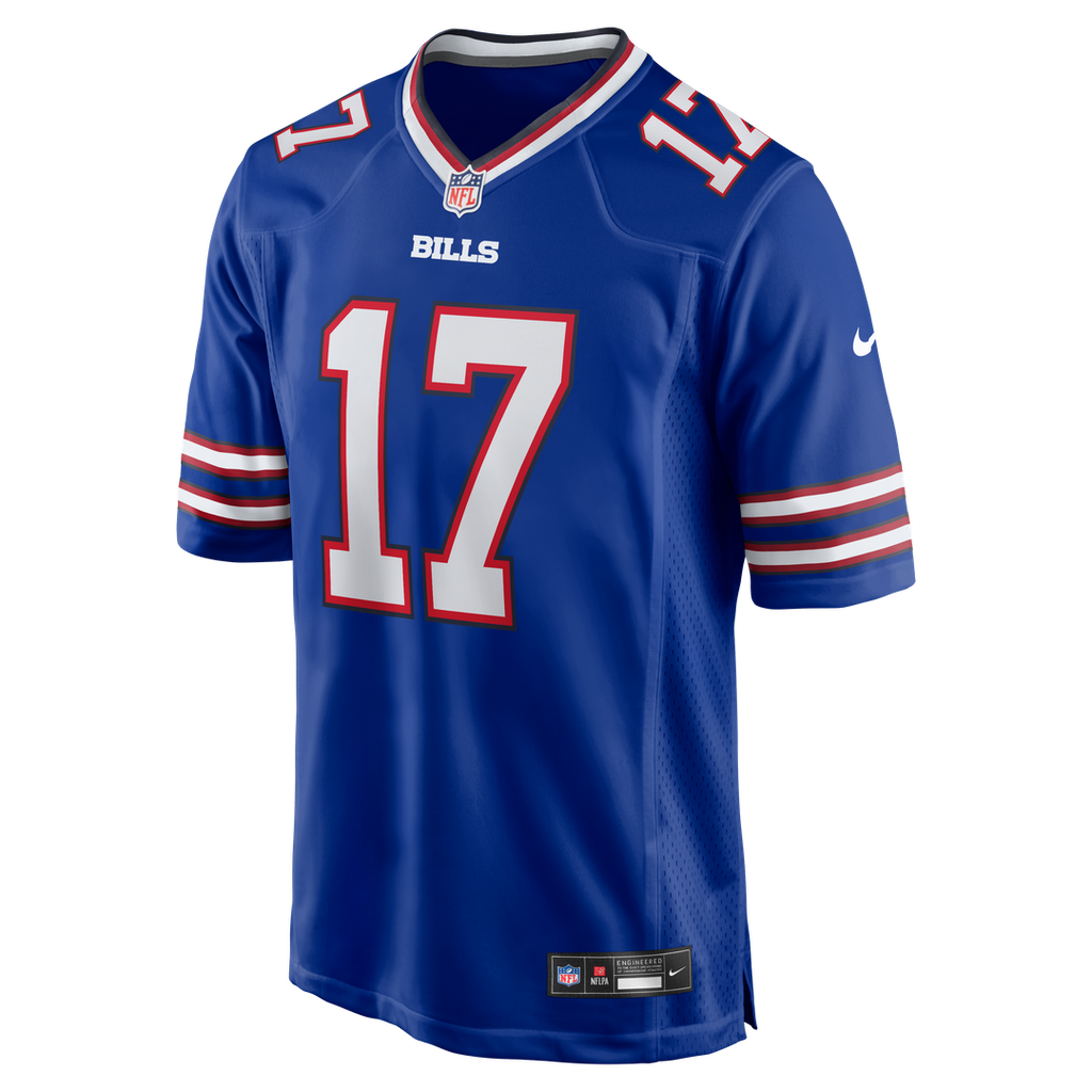Buffalo Bills Josh Allen Nike Royal Team Game Player Jersey product image 10, provided for visual reference and product