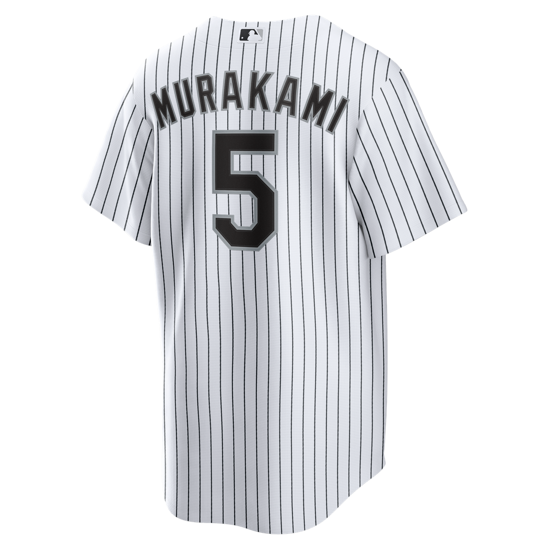 Chicago White Sox Munetaka Murakami Nike White Home Replica Jersey product image 3, provided for visual reference and