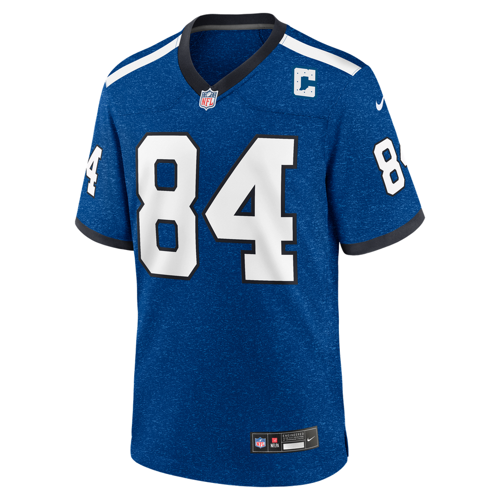 Indianapolis Colts Tyler Warren Nike Heather Royal Alternate 2 Indiana Nights Game Jersey product image 6, provided for