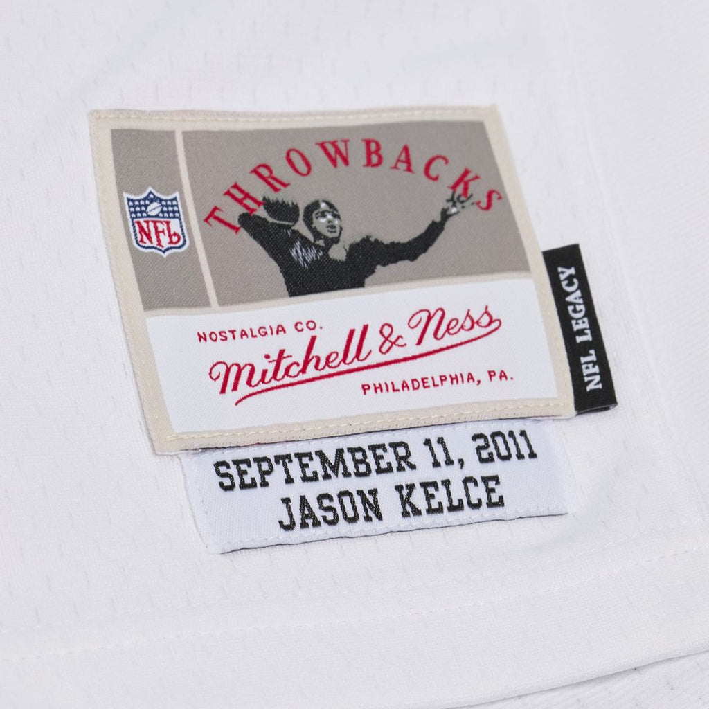 Philadelphia Eagles Jason Kelce Mitchell & Ness White Big & Tall 2011 Legacy Replica Player Jersey product image 4, provided