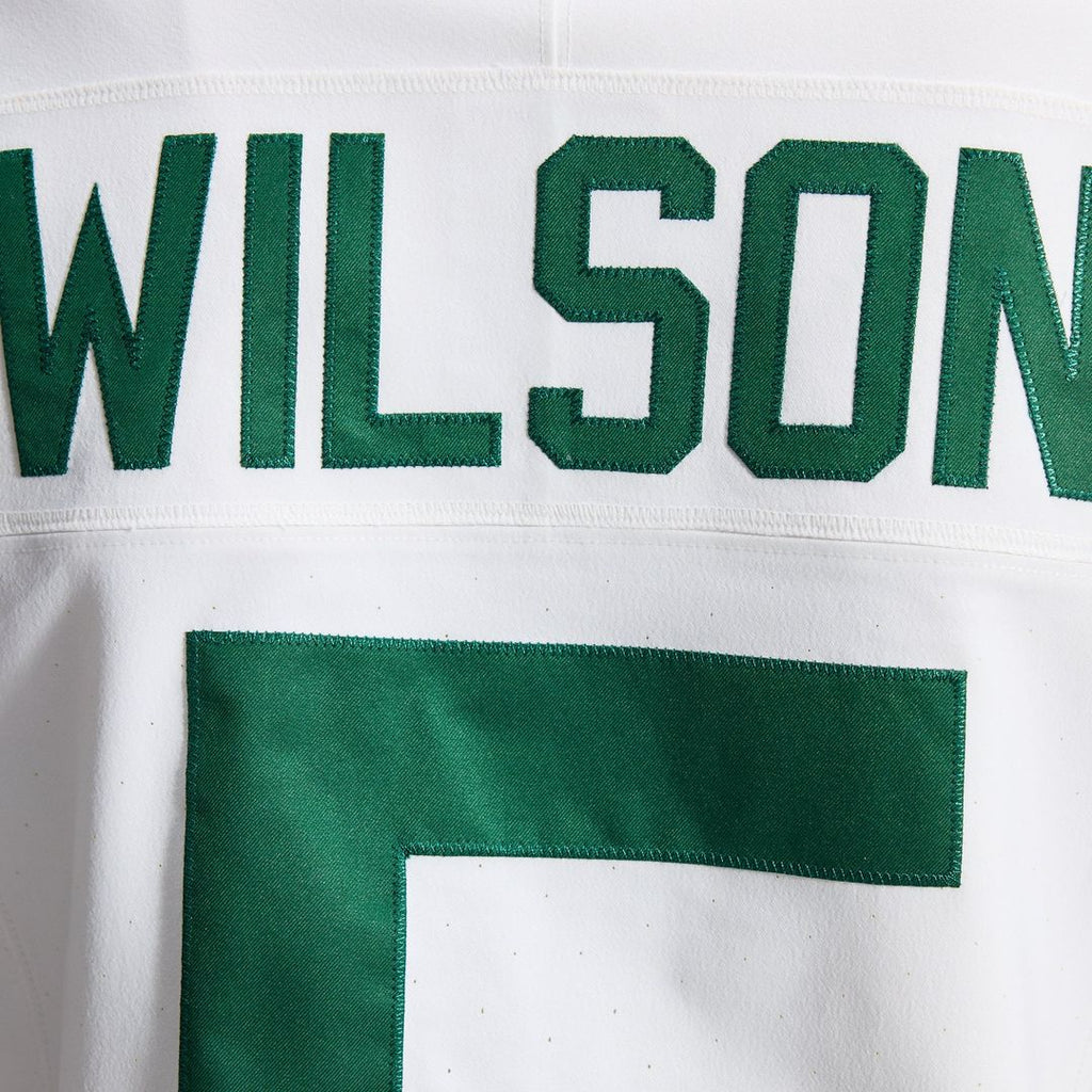 New York Jets Garrett Wilson Nike White Classic Alternate Vapor F.U.S.E. Elite Jersey product image 12, provided for visual
