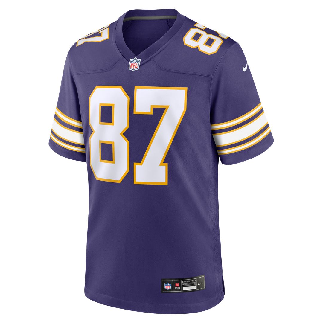 Minnesota Vikings T.J. Hockenson Nike Purple Classic Player Game Jersey product image 6, provided for visual reference and