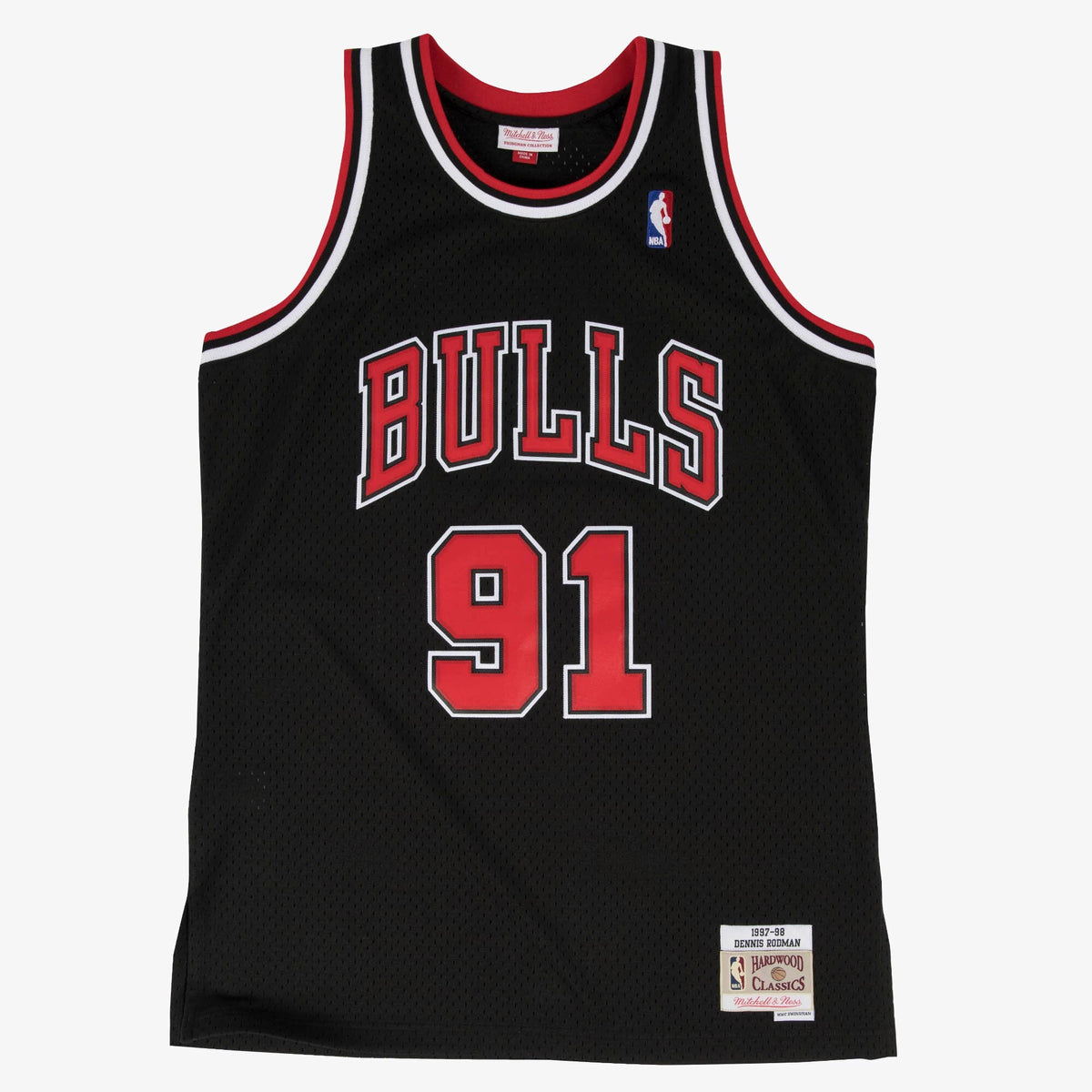 Chicago Bulls Mitchell & Ness Swingman Jersey Alternate Dennis Rodman 1997 product image 2, provided for visual reference