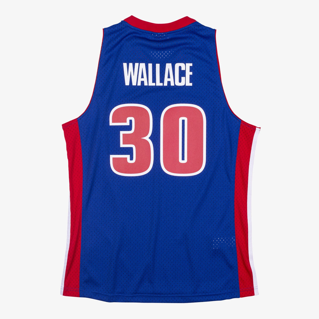 Detroit Pistons Mitchell & Ness Rasheed Wallace 2003 Swingman Authentic Jersey - Royal Blue product image 4, provided for