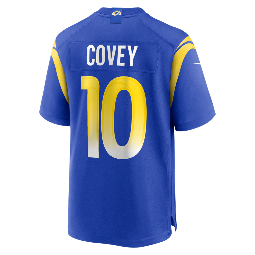 Los Angeles Rams Britain Covey Nike Royal Team Game Jersey product image 3, provided for visual reference and product detail