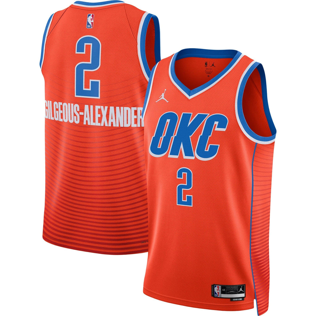 Oklahoma City Thunder Nike Replica Statement Swingman Jersey - Shai Gilgeous-Alexander - Unisex product image 1, provided