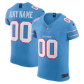 Tennessee Titans Nike Light Blue Vapor F.U.S.E. Elite Custom Jersey product image 1, provided for visual reference and