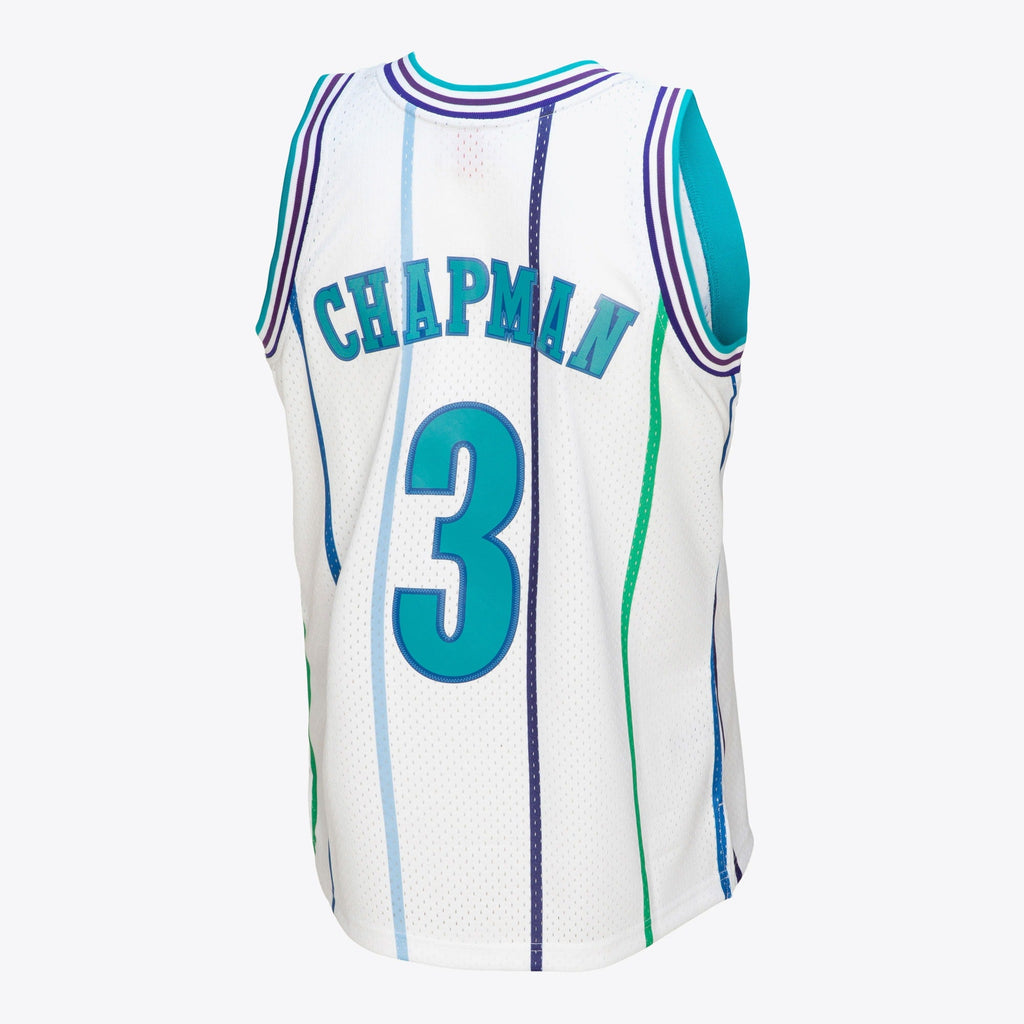 Charlotte Hornets Mitchell & Ness Rex Chapman 1988 Authentic Jersey - White product image 6, provided for visual reference