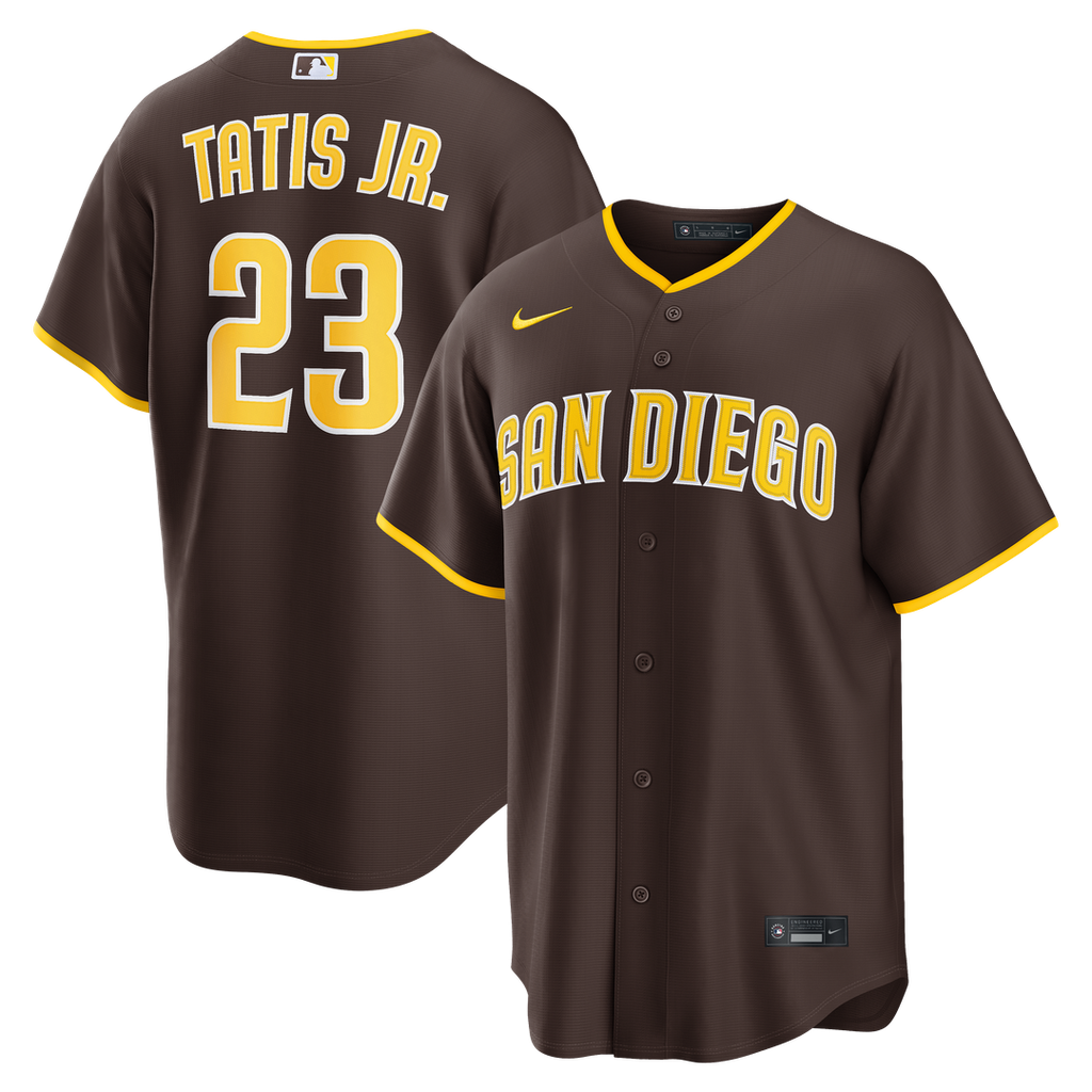 San Diego Padres Fernando Tatis Jr. Nike Sand Alternate Replica Jersey product image 11, provided for visual reference and