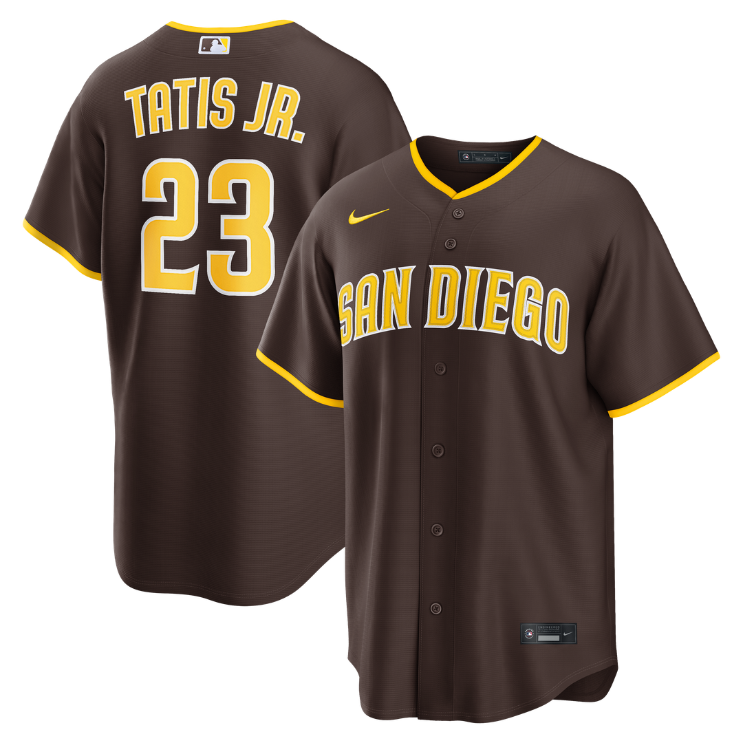 San Diego Padres Fernando Tatis Jr. Nike Sand Alternate Replica Jersey product image 11, provided for visual reference and