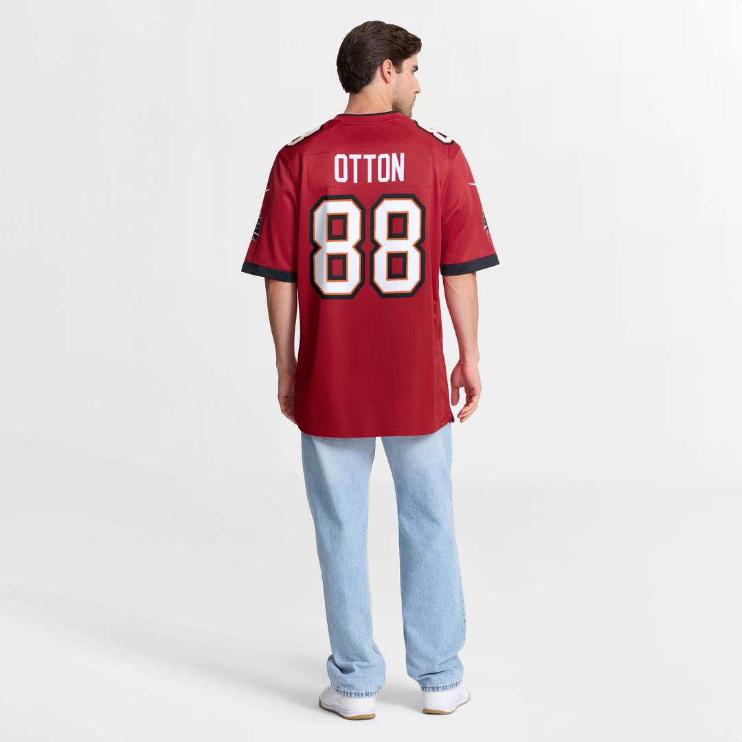 Tampa Bay Buccaneers Cade Otton Nike Red Game Player Jersey product image 8, provided for visual reference and product