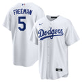 Los Angeles Dodgers Freddie Freeman Nike White Replica Player Jersey product image 1, provided for visual reference and