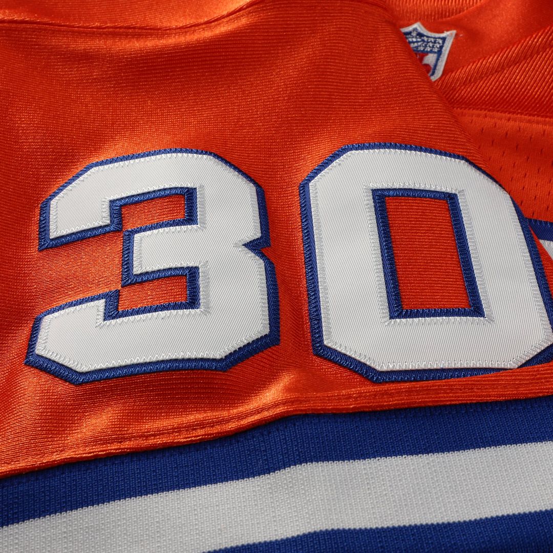 Denver Broncos Terrell Davis Mitchell & Ness Orange 1995 Authentic Throwback Retired Player Jersey product image 5, provided