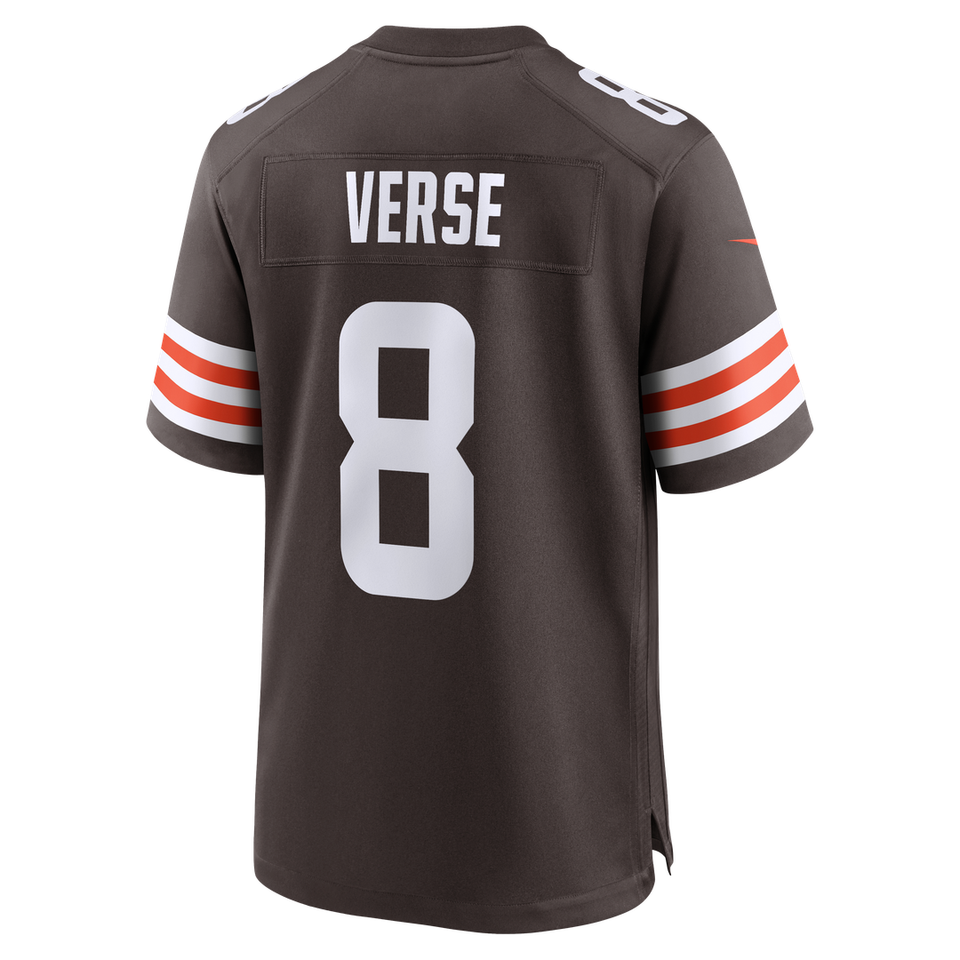 Cleveland Browns Jared Verse Nike Brown Nike Game Jersey product image 7, provided for visual reference and product detail