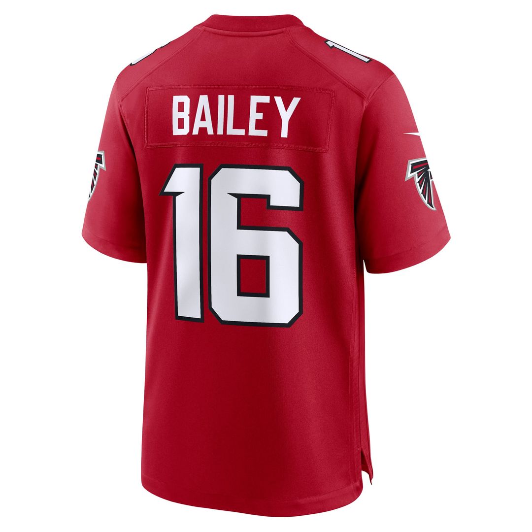 Atlanta Falcons Jake Bailey Nike Red Team Game Jersey product image 3, provided for visual reference and product detail