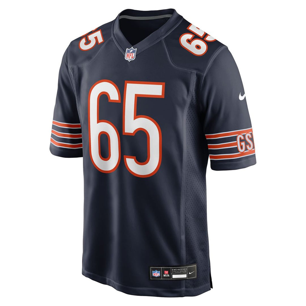 Chicago Bears Luke Newman Nike Navy Team Game Jersey product image 2, provided for visual reference and product detail review