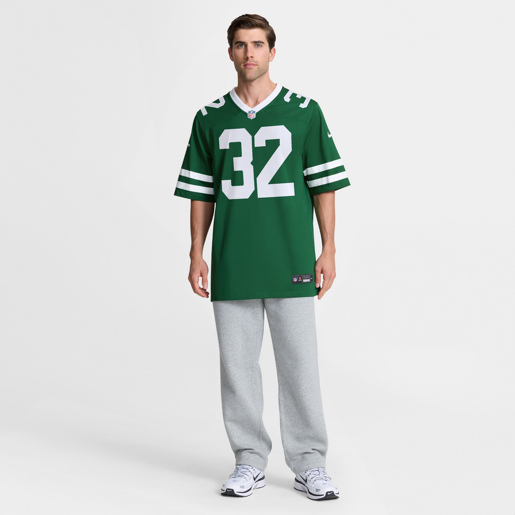 New York Jets Isaiah Davis Nike Legacy Green Team Game Jersey product image 7, provided for visual reference and product