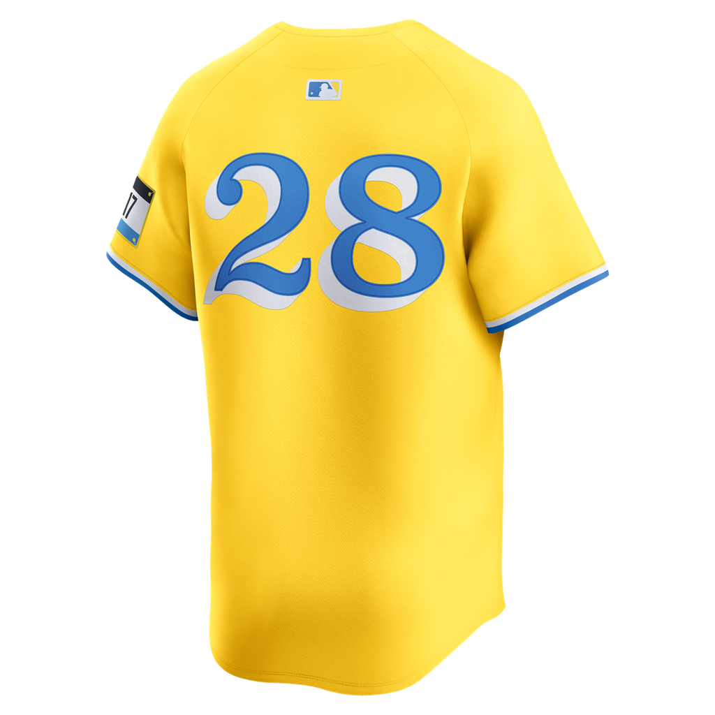 Boston Red Sox Kristian Campbell Nike Gold Alternate Limited Jersey product image 3, provided for visual reference and