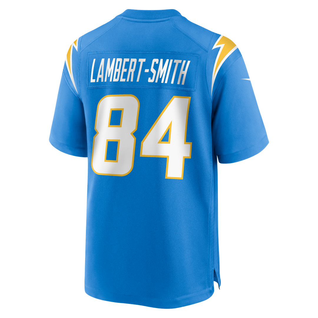 Los Angeles Chargers KeAndre Lambert-Smith Nike Powder Blue Team Game Jersey product image 3, provided for visual reference