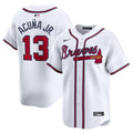 Atlanta Braves Ronald Acuña Jr. Nike White Home Limited Player Jersey product image 1, provided for visual reference and