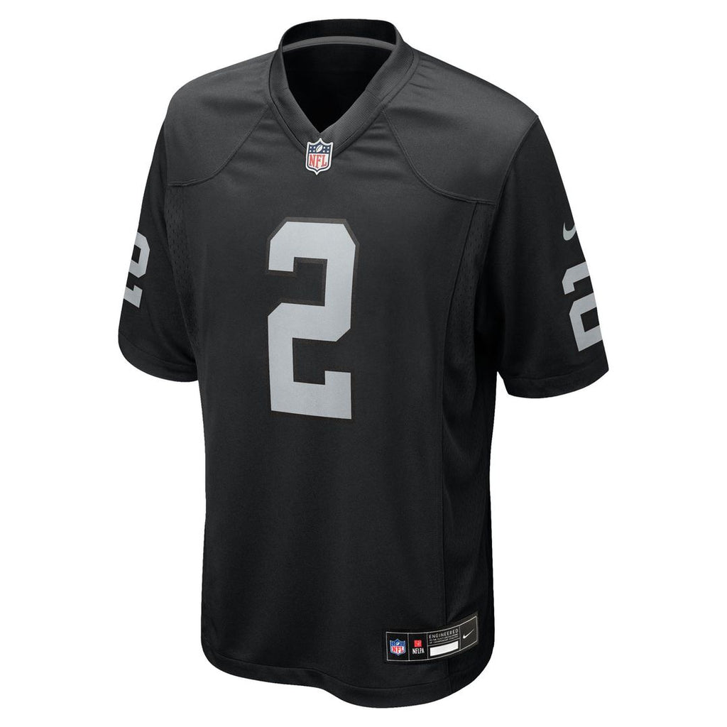 Las Vegas Raiders Ashton Jeanty Nike Black Team Game Jersey product image 7, provided for visual reference and product