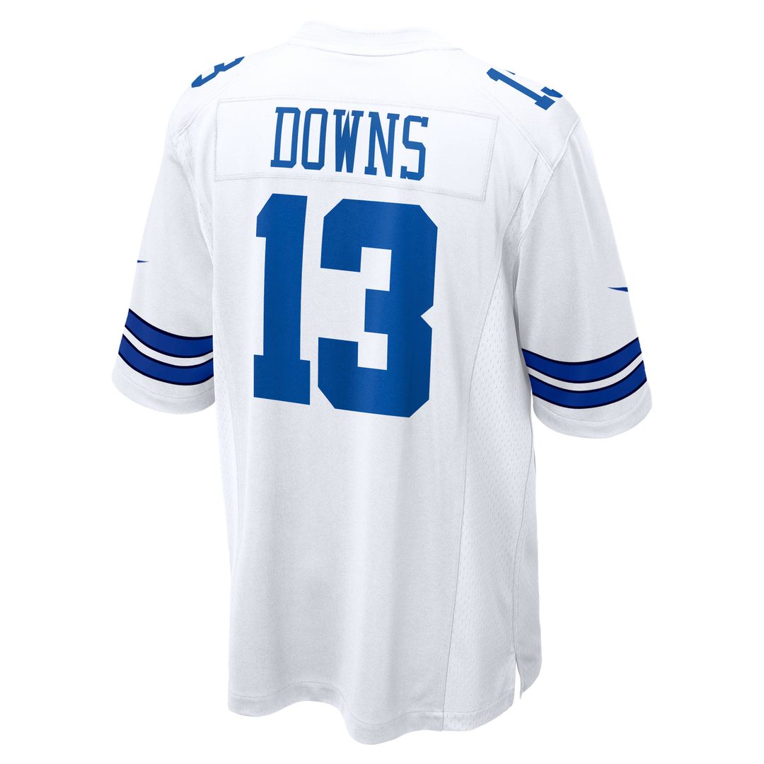 Dallas Cowboys Caleb Downs Nike White Game Jersey product image 3, provided for visual reference and product detail review