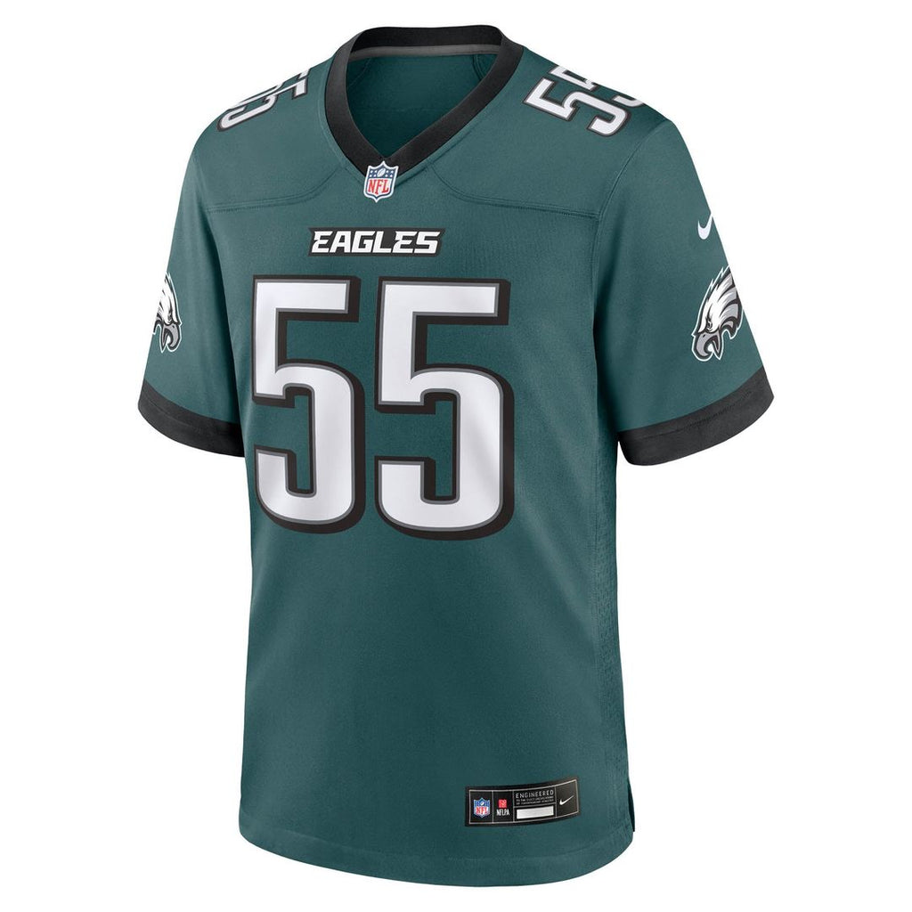 Philadelphia Eagles Brandon Graham Nike Midnight Green Team Game Jersey product image 2, provided for visual reference and