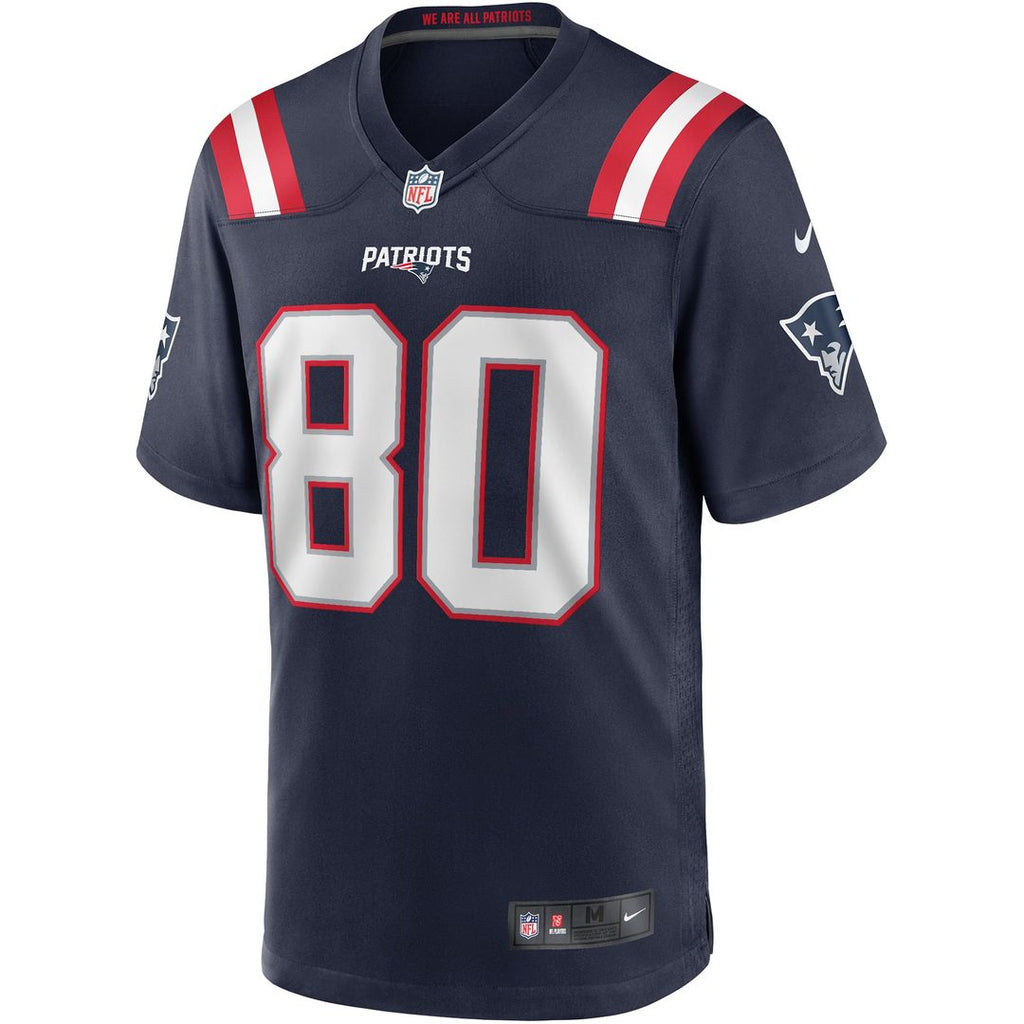New England Patriots Troy Brown Nike Navy Game Retired Player Jersey product image 2, provided for visual reference and
