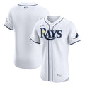 Tampa Bay Rays Nike White Home Elite Jersey product image 1, provided for visual reference and product detail review