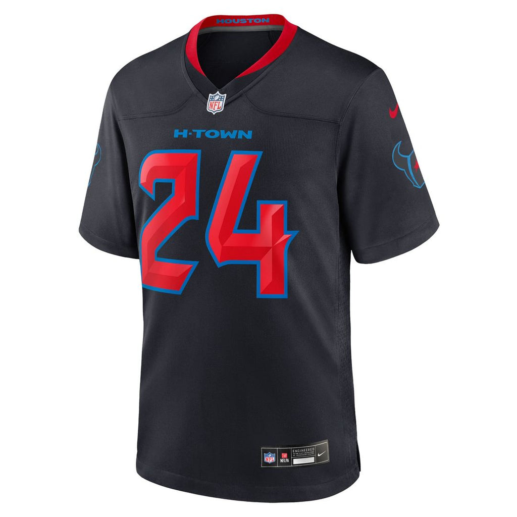 Houston Texans Derek Stingley Jr. Nike Navy 2nd Alternate Game Jersey product image 2, provided for visual reference and