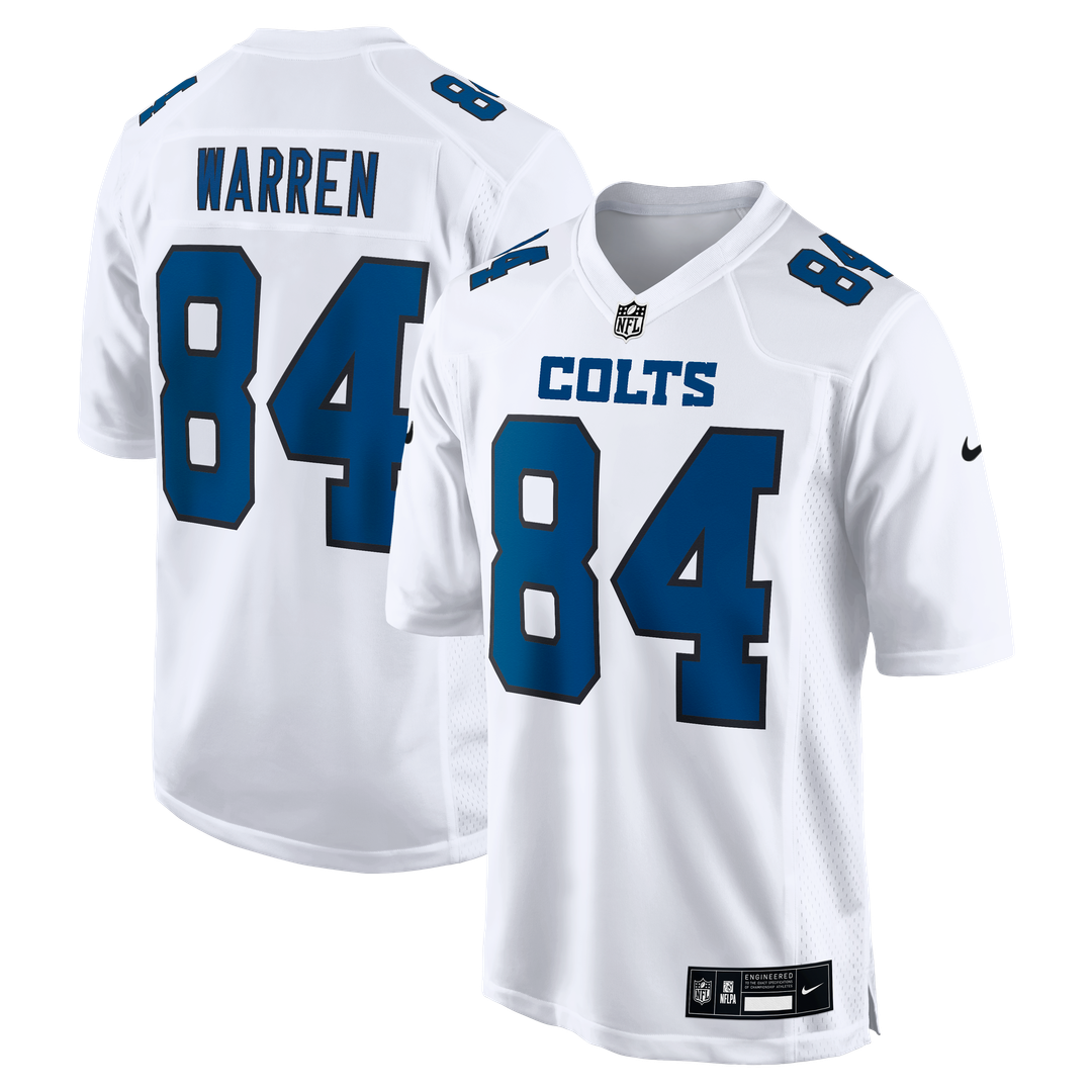 Indianapolis Colts Tyler Warren Nike Carbon Black Fashion Game Jersey product image 7, provided for visual reference and