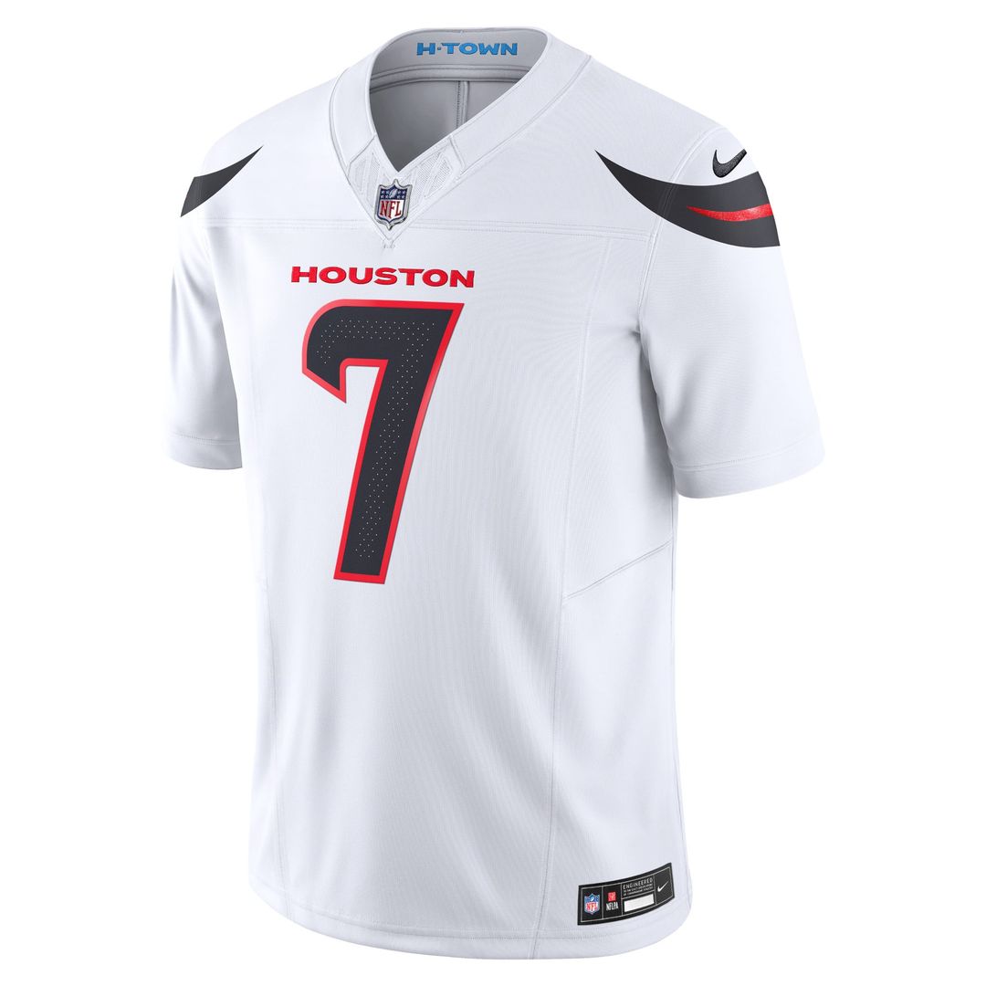 Houston Texans C.J. Stroud Nike Navy 2nd Alternate Vapor F.U.S.E. Limited Jersey product image 8, provided for visual