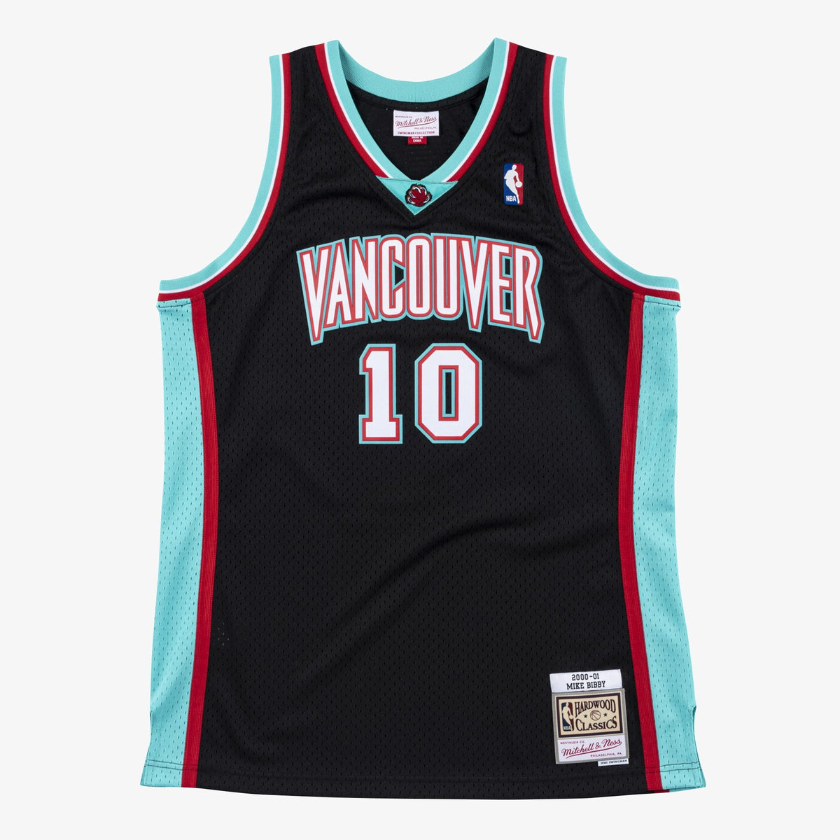 Vancouver Grizzlies Mitchell & Ness Mike Bibby 2000 Swingman Authentic Jersey - Black product image 3, provided for visual
