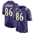 Baltimore Ravens Cornelius Johnson Nike Purple Team Game Jersey product image 1, provided for visual reference and product