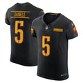 Washington Commanders Jayden Daniels Nike Black Alternate Vapor F.U.S.E. Elite Jersey product image 1, provided for visual