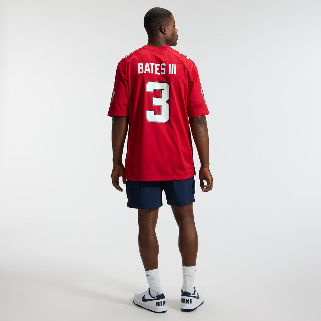 Atlanta Falcons Jessie Bates III Nike Red Game Jersey product image 5, provided for visual reference and product detail